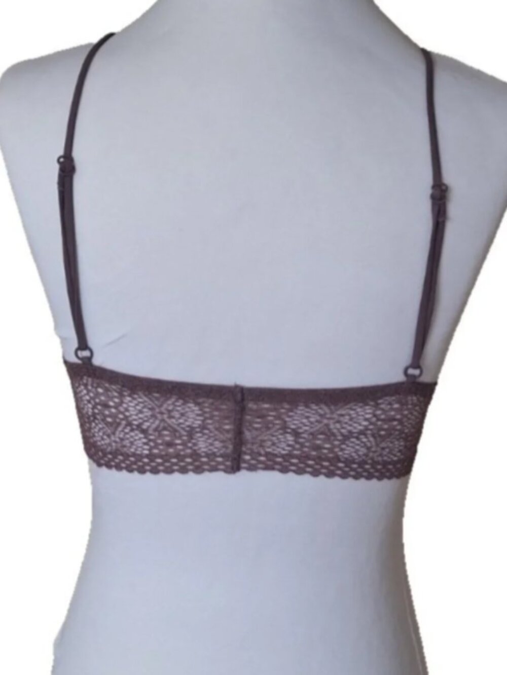 VICTORIA'S SECRET LACE BRALETTES SIZE XS NAVY MAUVE - Picture 4 of 9